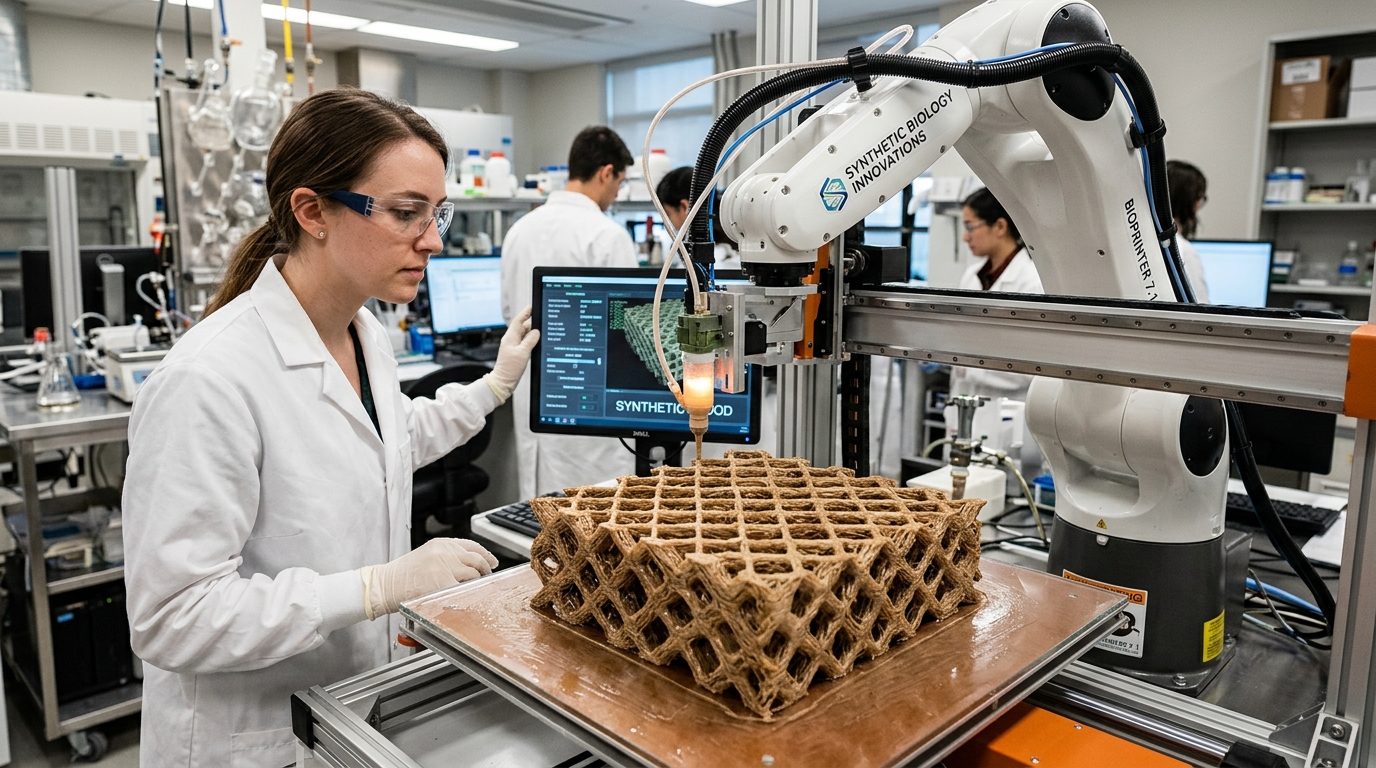 Synthetic Biology Startup 3D-Prints Structural Wood Without Felling Trees
